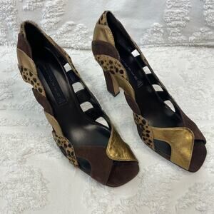 STEVEN by STEVE MADDEN Heels Suede and Leather Women's Sz 9.5 Nightwear Coquette